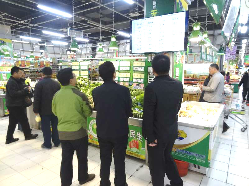 省食安辦副主任省食藥局副局長到寶龍新時代商廈驗收工作