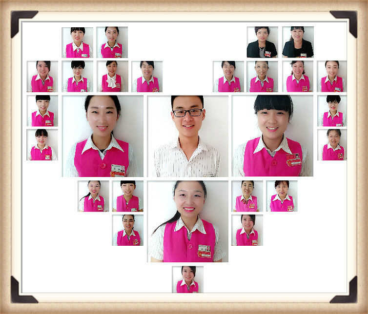 寶龍店微笑天使評選結(jié)束，前后勤共計評選出44名員工